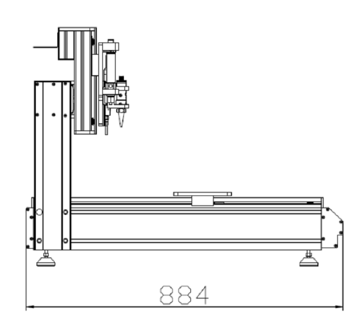 KLD-661DA桌面式點噴膠一體機(jī)